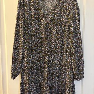 Floral Long Sleeve Dress